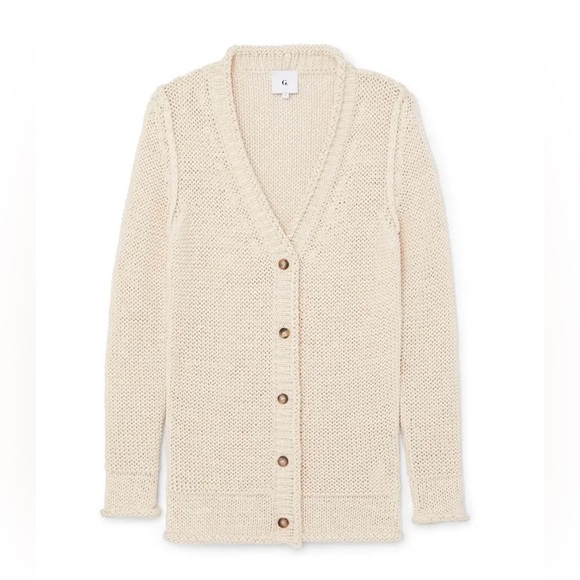 $595 G. Label By Goop Beckham Beach Knit Cardigan Sweater Size XS - Picture 4 of 7